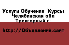 Услуги Обучение. Курсы. Челябинская обл.,Трехгорный г.